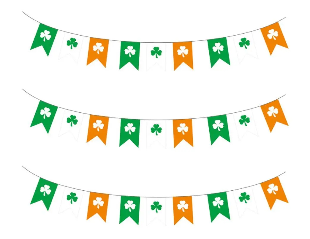 Bunting St. Patrick flags