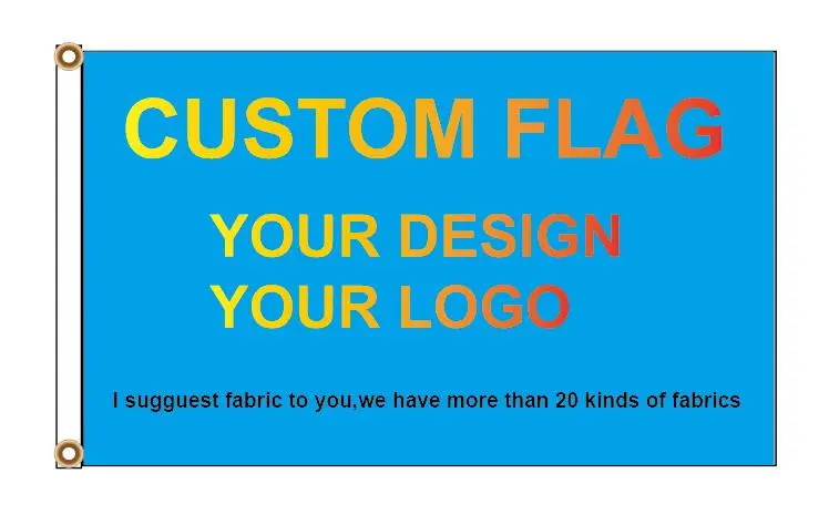 Custom logo and design flags