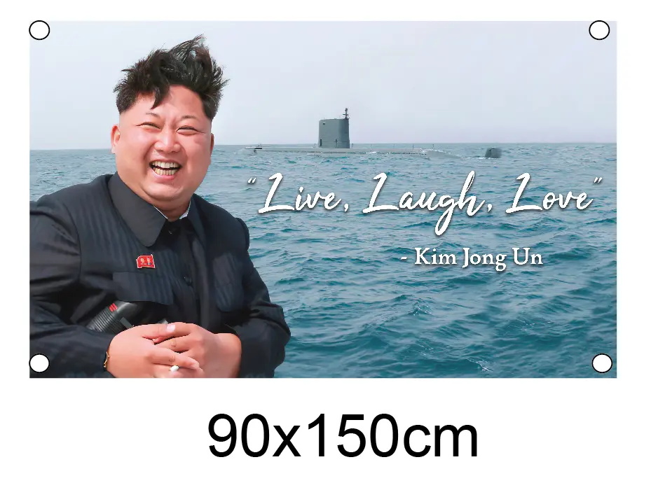 Kim Jong Un Flag